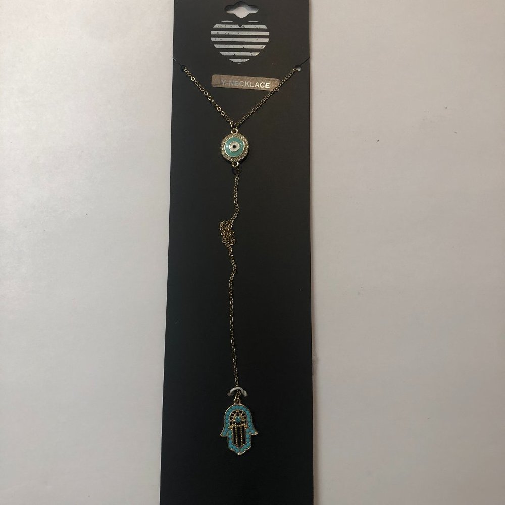Evil Eye Hamsa Necklace